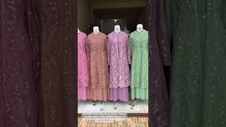 Gamis Brokat Terbaru Lepasan Ceruty dan Tille Brukat 2in1 Ready Ld 105 dan Ld 120cm #gamisterbaru