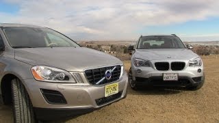 2013 Volvo XC60 versus BMW X1 0-60 MPH Mashup Review