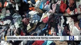 Goodwill's recycling to improve with new $200K textile shredder