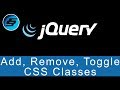 Add, Remove and Toggle CSS Classes - jQuery Ultimate Programming Bible