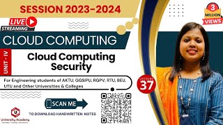 CC37: Cloud Computing Security Overview | Cloud Computing Security Issues and Challenges