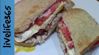 How to...Make a Killer Fried Egg, Bacon, Tuna & Tomato Sandwich