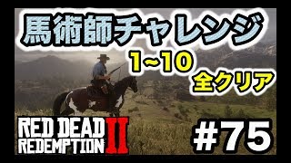 【眠れま10】レッドデッドリデンプション2  Part.75  「馬術師チャレンジ終わるまで眠れま10」やったら編集中に寝落ちしてしまった男