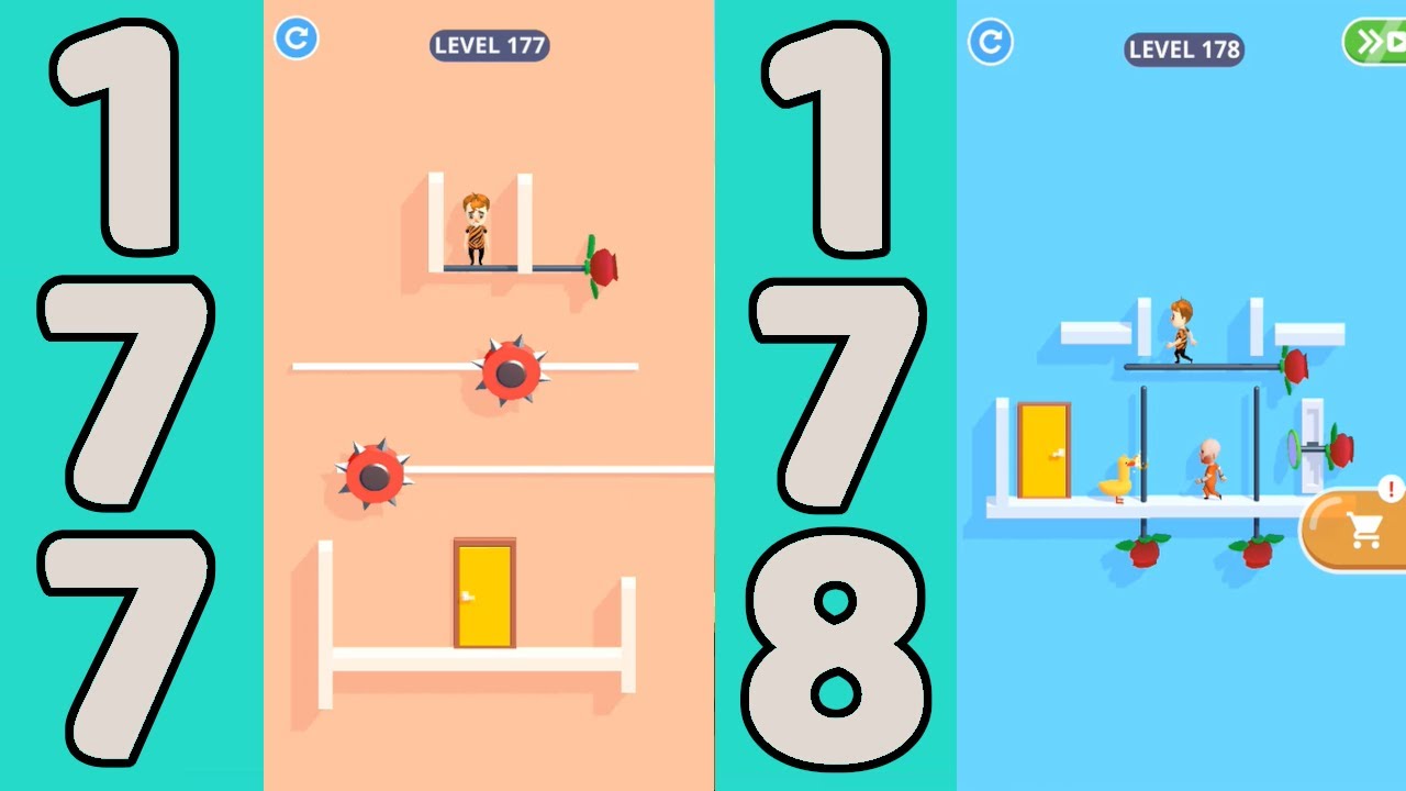 Pin Pull Level 177 178 Youtube