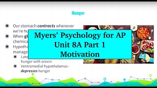 AP Psychology | Myers’ Unit 8A Part 1