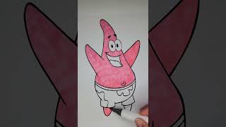 Patrick. ##Patrick #spongebobsquarepants #spongebob #cartoons #shorts #satisfying #coloring  #viral