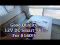 HOW TO Run Television on 12 volt in RV/Camper DC 12V Smart TV Setup Runs Off Solar NO INVERTER