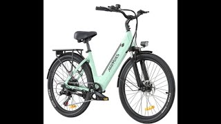 HillMiles MileCity1 Electric Bike, 250W Motor, 36V 13AH 26-inch Tire, 32km/h Max 100km Max   EU9.NL