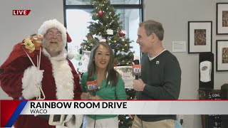 FOX 44's 2024 Rainbow Room Drive: Santa Claus arrives at the Waco location!