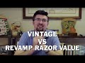 How does the Revamp Service Affect Vintage Gillette Safety Razors Wet Shave Value