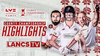 🎬 DAY ONE HIGHLIGHTS | Balderson, Bailey partnership rescues Lancs at Edgbaston