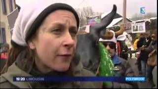 Reportage sur la manifestation de la CR Limousin à La Courtine (23)