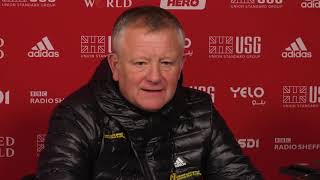 Burnley v Sheffield United - Chris Wilder - Pre-Match Press Conference