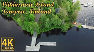 4K beautiful nature island video - Viikinsaari Island