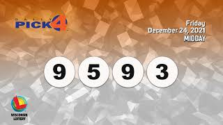 Wisconsin Lottery Midday Draw 12/24/2021