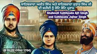 ਵੱਡੇ ਸਾਹਿਬਜ਼ਾਦਿਆਂ ਦੀ ਸ਼ਹੀਦੀ ਦੇਖ ਕੇ ਗੁਰੂ ਗੋਬਿੰਦ ਸਿੰਘ ਜੀ ਨੇ ਕੀ ਕਿਹਾ?#chaarsahibzaade #history #facts