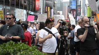 No War with Syria/Not in My Name Times Sq-Day 2