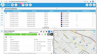 Rastreo Vehicular - Vistas de alarmas - Cybermapa Street Z