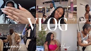 VLOG MA NOUVELLE VIE DE MERE AVEC 2 BÉBÉ / NAILS💅🏾 ,HAIR , Shopping 🛍️, Care )#vlog #vlogfamily