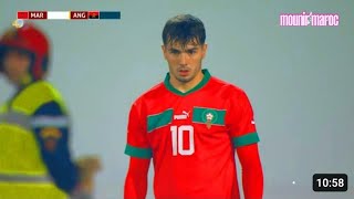 ملخص مباراة شيقة للمنتخب المغربي و نظيره الانغولي اليوم 1#0