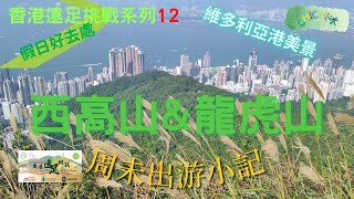 香港遠足挑戰12|西高山|龍虎山觀景台|西高山機槍堡|山頂|港島徑|新手行山|周未游記|4K拍攝