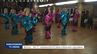 Bochov: Na 11. reprezentačním plese města bylo vyprodáno (TV Západ)