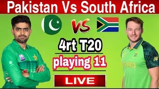 Pakistan vs South Africa 4rh t20 playing 11 | Date 'Time | live?? | Ali Sports Room |