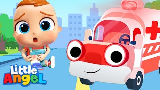 Ambulance Rescue Team | Little Angel Nursery Rhymes and Kids Songs