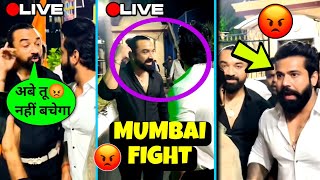 OMG..Rajveer Fitness VS Ajaz Khan 😡FIGHT IN MUMBAI** | Ajaz Khan Rajveer Fitness Video