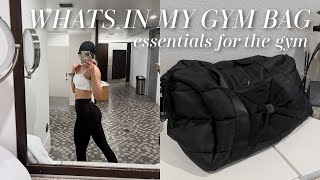 What's In My Gym Bag | Gym bag Essentials 2022