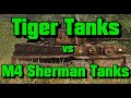 ARMA 3 Tiger tanks vs M4 Sherman tanks