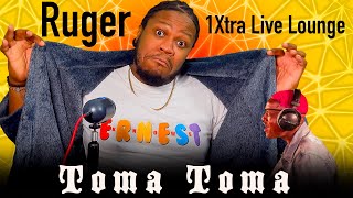 Ruger - Toma Toma 1Xtra Live Lounge (🇭🇹REACTION🇺🇸)