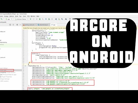 Configuración básica del programa ARCore para Android ARCore en Android con inicio rápido de Google PARTE 1