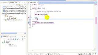 21 Advanced Java tutorial Documenting Fields