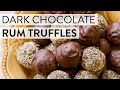 Dark Chocolate Coconut Rum Truffles | Sally's Baking Recipes