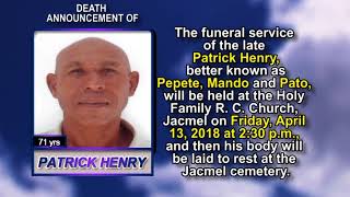 Patrick Henry short