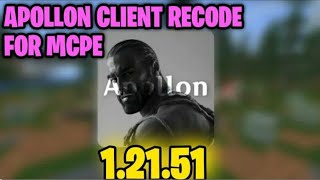 🔥Apollon Client Recode v3.7:Ultimate Mod Menu for MCPE 🎮 1.21.51!(32/64-Bit)