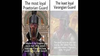 Praetorian Guard vs Varagian Guard #romanhistory #rome #historymemes