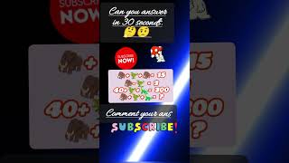 Can you answer in 10 seconds. #challenge #viral #youtubeshorts #emoji #riddles #shorts #trending