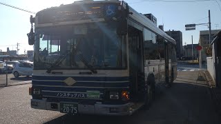 【前面展望】名古屋市交通局 中川営業所 NH-193 幹神宮1系統 中川車庫前行き 熱田区役所→中川車庫前