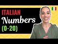 [Learn Italian] Italian Numbers: learn numbers in Italian| Italian Numbers to twenty (0-20)