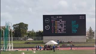 海邦国体記録会【2021年】一般男子100ｍ10組