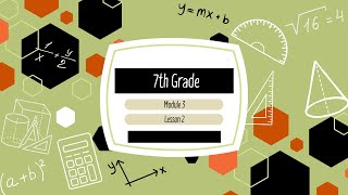 7th Grade Module 3 Lesson 2 (Eureka Math Squared)