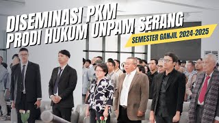 Diseminasi PKM Dosen Prodi Hukum UNPAM Serang Semester Ganjil 2024-2025