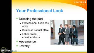 OIT 130 Chapter 2 Your Professional Image