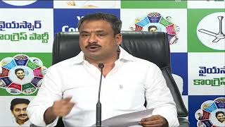 LIVE: Party State Panchayatiraj Wing President Sri Vennapusa Ravindra Reddy Press Meet