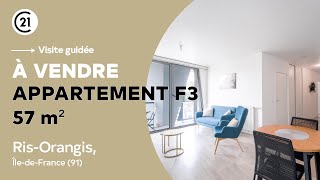 Appartement F3 57 m² à vendre - Ris-Orangis, Île-de-France (91) - Century 21 Avantage Immo