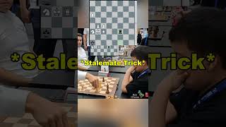 10 Year Old Tries Stalemate Trick Against Magnus Carlsen!