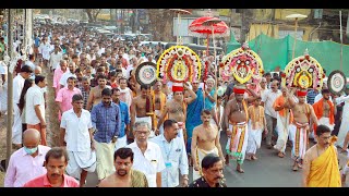 തൃക്കണ്ണാട് ആറാട്ട് മഹോത്സവത്തിന്റെ സമാപനഭാഗമായി നടന്ന ആറാട്ടെഴുന്നള്ളത്തിലും ആയിരങ്ങള്‍സംബന്ധിച്ചു.