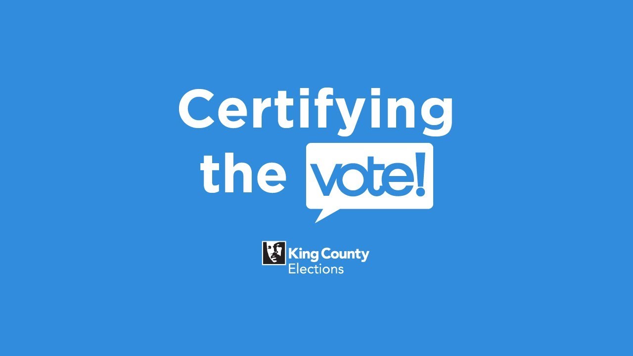 Certifying The Vote - YouTube